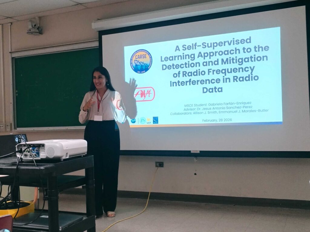 Gabriela Farfán-Enríquez Presents CARSE Research on Self-Supervised Learning for RFI Detection at SIDIM 2026